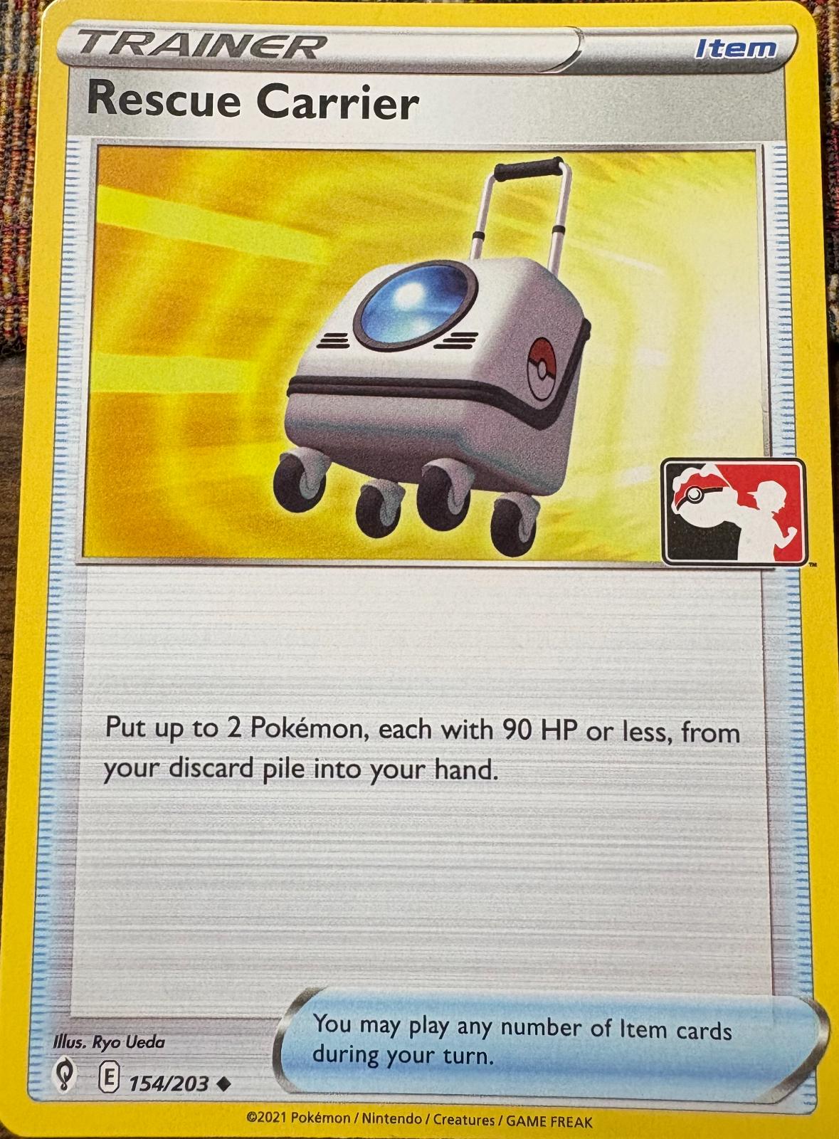 Evolving Skies Rescue Carrier [Prize-Pack] Pokémon card